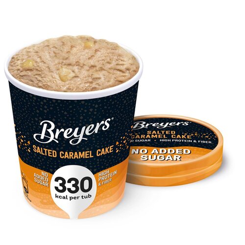 Salted Caramel Cake, el helado de Breyers más vendido de Carrefour