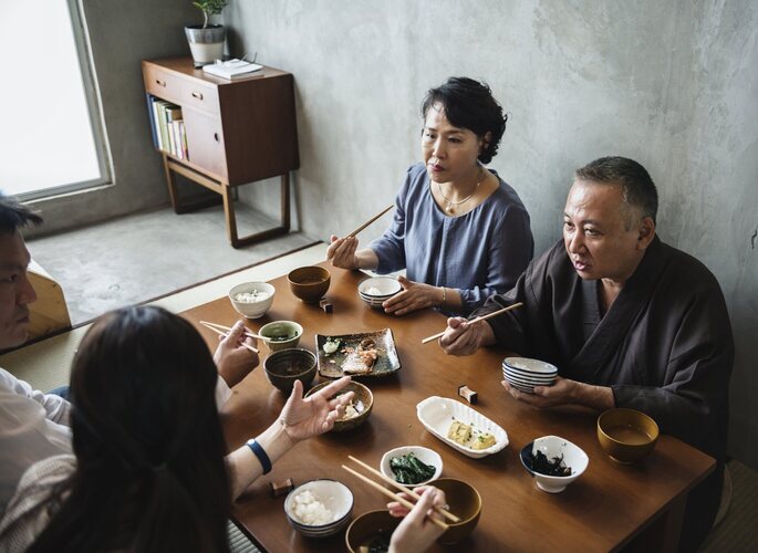Per se, los valores de la sociedad japonesa fomentan un estilo de vida saludable