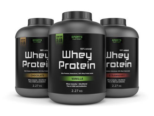 Los batidos de proteínas de whey son habituales entre los deportistas.